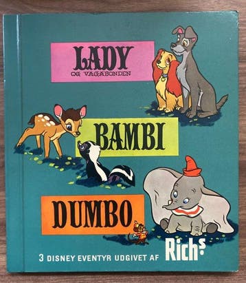 Disney – Lady and the Tramp, Bambi & Dumbo – Danish Trading, Verzamelen, Nieuw