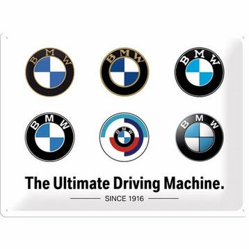 BMW The ultimate driving machine reclamebord, Ophalen of Verzenden, Nieuw