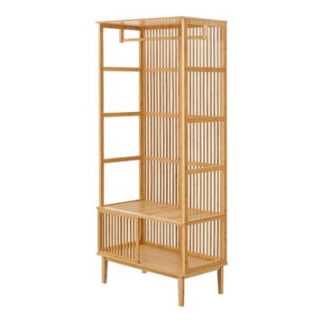 [en.casa] Halmeubel Vemb 185x80x45 cm bamboe, Verzenden, Nieuw