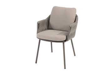 Taste Cannes dining tuinstoel - Terre (1 stuk), Tuin en Terras, Tuinstoelen, Verzenden, Nieuw, Overige materialen