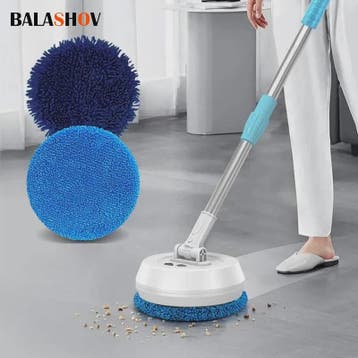 Draadloze Spin Mop: Automatische Vloer-, Auto- en Ramenreini, Huis en Inrichting, Verzenden