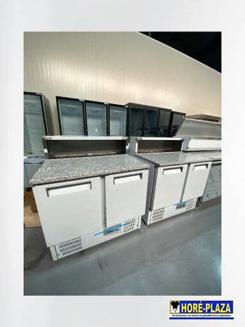 Diverso koelwerkbank | 240L | 2 deurs | RVS (DEMO), Nieuw zonder verpakking, Koelen en Vriezen
