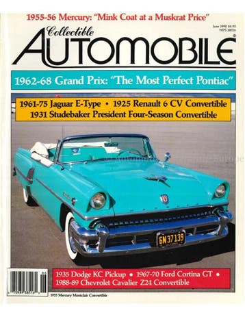 1990 COLLECTIBLE AUTOMOBILE MAGAZINE 01 ENGELS, Nieuw, Author