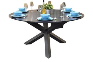 Firenze Ronde Tuintafel 150 cm - Keramisch blad Dark Grey, Verzenden, Nieuw