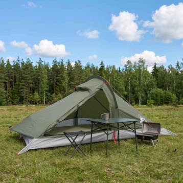 vidaXL Backpacking Tent 4-persoons Olijfgroen, Verzenden, Nieuw, Tot en met 2