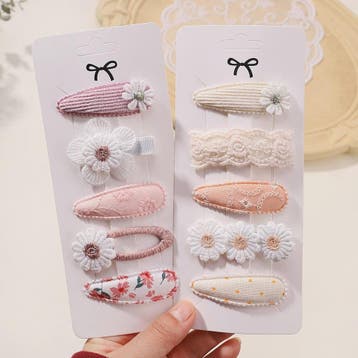 Set van 5 Schattige Baby Haarclipjes voor Meisjes met Bloeme, Kinderen en Baby's, Verzenden, Nieuw