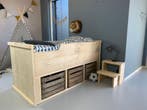 Rockwood® Kajuitbed Mees Naturel incl trapje  antraciet, Kinderen en Baby's, Ophalen of Verzenden, Nieuw