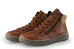 Rieker Veterboots in maat 40 Cognac, Kleding | Dames, Schoenen, Overige kleuren, Verzenden, Overige typen, Zo goed als nieuw