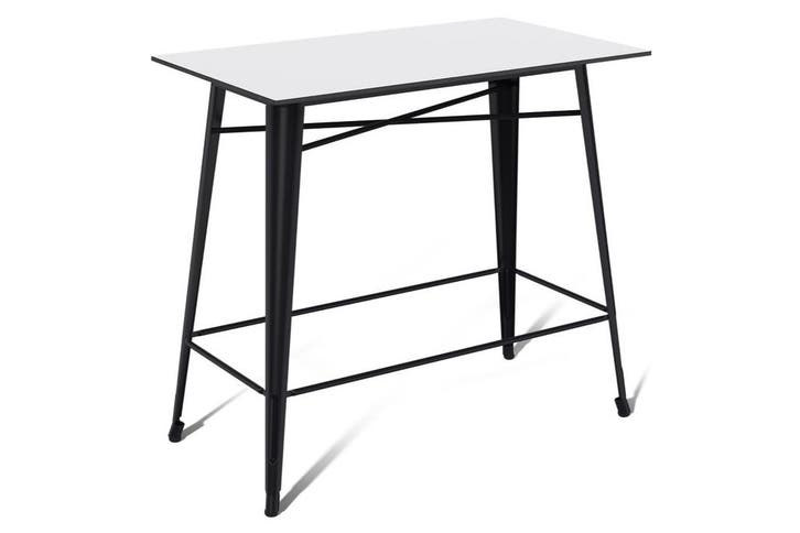 Metalen statafel - Zwart | 120x70cm | Hamburg, Tuin en Terras, Tuintafels, Nieuw, Kunststof, Ophalen of Verzenden