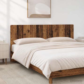 vidaXL Wandgemonteerd Hoofdeinde ZWOLLE Oud hout Bewerkt, Verzenden, Nieuw, Bruin, Hout