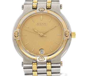 Gucci - Gucci 9000M Classic Two-Tone - Zonder minimumprijs -, Nieuw