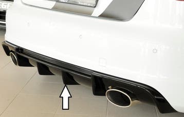 Rieger diffuser | A3 (8V): 07.12-08.16 (tot Facelift) - 3-dr, Verzenden, Nieuw, Audi