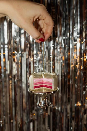 Yup in de boom Gender reveal taart roze Kerstornament, Diversen, Kerst, Ophalen of Verzenden, Nieuw