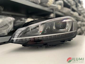 VW GOLF 7 VII BI XENON KOPLAMP LINKS 5G1941033, Auto-onderdelen, Verlichting, Verzenden, Gebruikt, Volkswagen