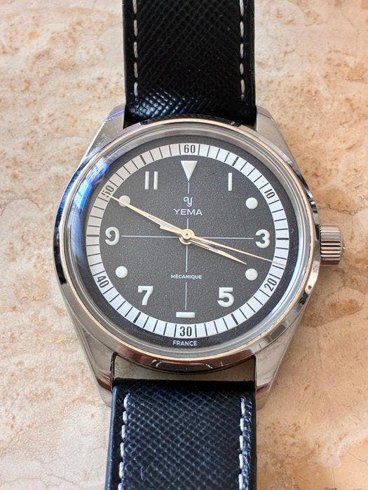 Yema - Urban Field black - Mecanique - Zonder minimumprijs -, Sieraden, Tassen en Uiterlijk, Horloges | Heren