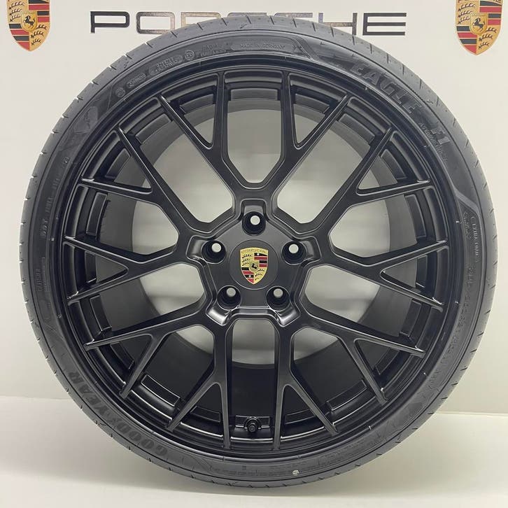 Porsche 992 MK1/2 ORIGINELE 20/21 RS Spyder GTS met banden, Auto-onderdelen, Banden en Velgen, 21 inch, 305 mm, Personenwagen