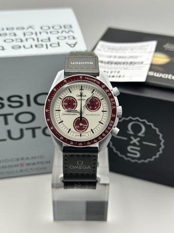 Omega x Swatch - MoonSwatch - Mission to Pluto - Zonder, Nieuw
