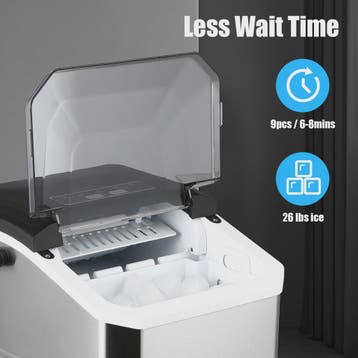 Compacte Elektrische IJsmachine 220V - Snel IJsblokjes Maken, Verzenden, Nieuw