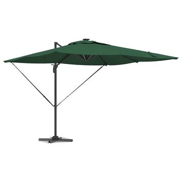 vidaXL Parasol Groen 286 x 284 x 270 cm Aluminium en, Verzenden, Nieuw, 2 tot 3 meter