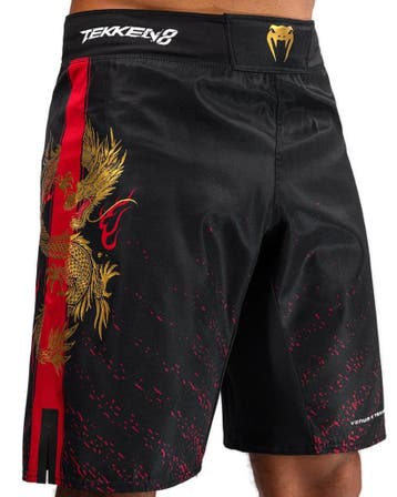 Venum x Tekken 8 Marshall Law Fightshorts Zwart Rood Goud, Ophalen of Verzenden, Nieuw
