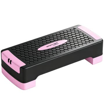 Steppbrett Höhenverstellbar Fitness Aerobic Stepper Mit 2 St, Sport en Fitness, Verzenden, Nieuw