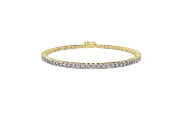 Tennis armband - 14 karaat Geel goud - 2.31ct. tw. Diamant