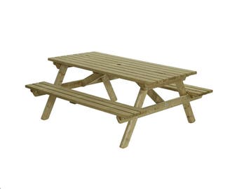 Talen Picknicktafel 160 x 180 cm, Tuin en Terras, Picknicktafels, Nieuw