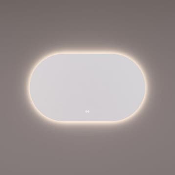 HIPP Design spiegel Ovaal-Recht - met Indirecte LED, Ophalen of Verzenden, Nieuw