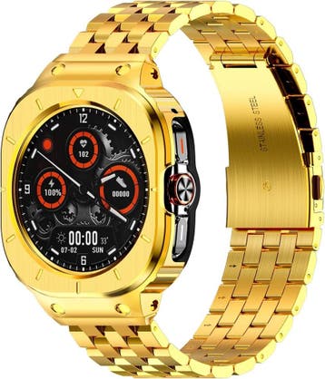 RVS Horlogeband 47mm | Schokbestendig | 59% Korting, Bandje, Samsung Galaxy Watch Ultra 47 mm, Ophalen of Verzenden, Zo goed als nieuw