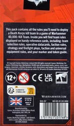 Kill Team Death Korps datacards (Warhammer nieuw), Ophalen of Verzenden, Nieuw