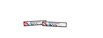 Motorsport Logos tbv M Stootlijst BMW 3 Serie E36 B7155, Nieuw