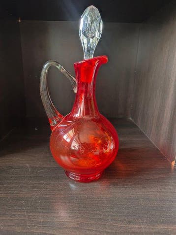 Drinkservies - Glas - Cadmiumglas kruik, Antiek en Kunst