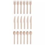 Benson Bestekset hout 18-delig - cira 16 cm - 16 cm, Ophalen of Verzenden, Nieuw
