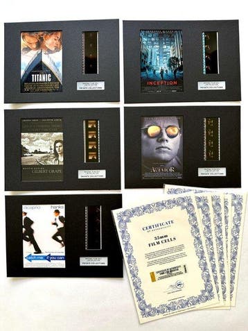 Leonardo DiCaprio – Rare Set of 5 Mounted 35mm Film Cells –, Verzamelen, Nieuw