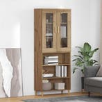 vidaXL buffetkast Artisan Eiken 69,5 x 34 x 180 cm, Huis en Inrichting, Kasten | Buffetkasten, Minder dan 50 cm, Verzenden, Nieuw