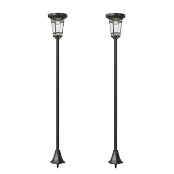 Zonnelantaarn 2-delige Set Staande Lamp 180cm Hoogteverstelb, Verzenden, Nieuw