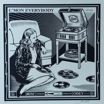 Shepard Fairey (OBEY) (1970) - CMon Everybody (artist
