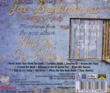 cd - joe bonamassa - HAD TO CRY TODAY (nieuw), Verzenden, Zo goed als nieuw