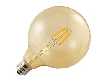 Retro Filament LED-lamp Bol Large E27 G125 4W 320Lm 2000K Vi, Ophalen of Verzenden, Nieuw