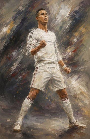 Canvas Fit - Alberto Ricardo - Cristiano Ronaldo: Icono de, Nieuw