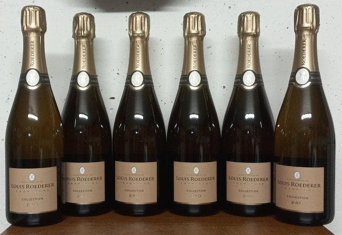 Louis Roederer, champagne Louis roederer colection 246 -, Verzamelen, Wijnen