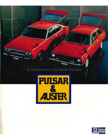 1979 NISSAN PULSAR & AUSTER BROCHURE JAPANS, Nieuw, Nissan, Author