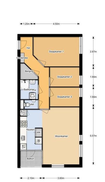 Te huur: Appartement Paternosterstraat in Alkmaar, Huizen en Kamers, Alkmaar, Noord-Holland, Appartement
