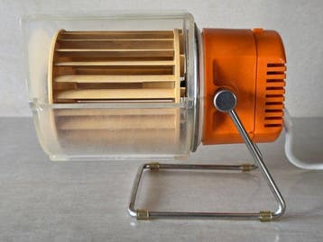Pomaraczowa Nostalgia Space Age: Wentylator Promieniowy, Antiek en Kunst
