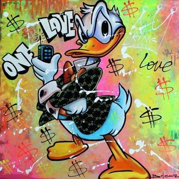 Brisan Gabriel (XX) - Rich Duck / Acryl auf Leinwand /