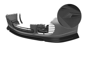 Cupspoilerlip met ABE voor Porsche 911/996 CSL831-L, Verzenden, Nieuw