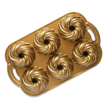 Nordic Ware Swirl Mini Tulband Bakvorm**, Hobby en Vrije tijd, Verzenden, Nieuw
