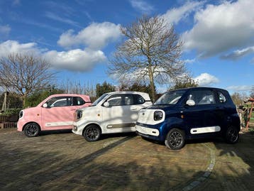 E-MOVO QUADRO Electrische auto 90km/h 170km rijbereik 4Pers, Auto's, Overige Auto's, Automaat, Achterwielaandrijving, Met garantie (alle)