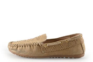 Manfield Loafers in maat 37 Beige, Verzenden, Beige, Overige typen, Zo goed als nieuw