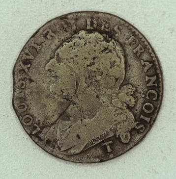 12 deniers France Frankreich – 12 Denier 1792 T – Saumur, Verzenden